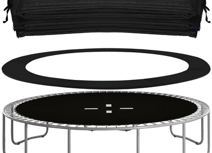 Trampoline Rand | Ø 244 cm | Beschermrand Trampoline | Rond | Zwart