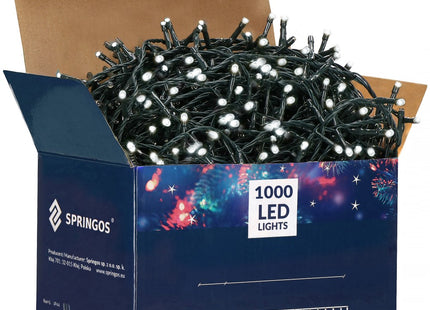 Kerstverlichting | 50 m | 1000 LED | Koel Wit