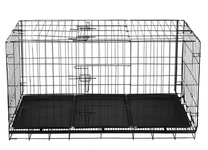 Hondenbench - Bench - Hond / Kat - 130 x 60 x 70 cm - Zwart
