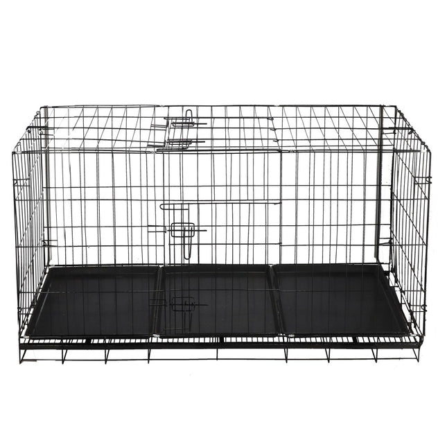 Hondenbench - Bench - Hond / Kat - 130 x 60 x 70 cm - Zwart