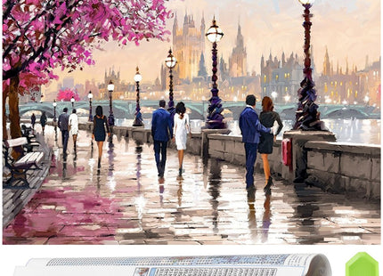 Diamond Painting - Volwassenen - Stadsfoto - 40 x 30 cm