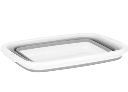 Wasmand | Opvouwbare Wasmand | 8.5L | Grijs/Wit