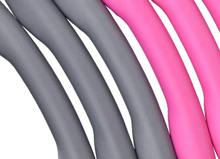 Fitness Hoelahoep | 83 cm | Roze/Grijs