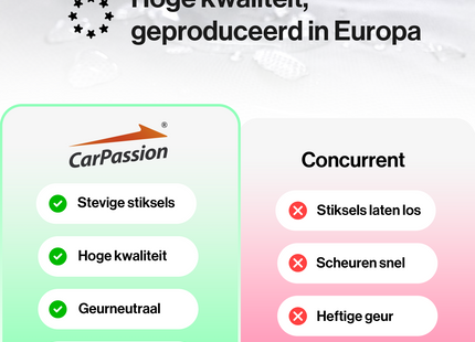 CarPassion Disselhoes - Universeel - Waterdicht - Vorstbesteding - Grijs