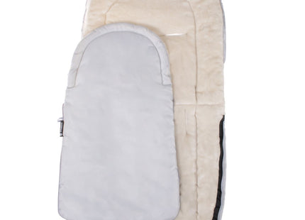Voetenzak | Voetenzak Buggy | Voetenzak Autostoel | Universeel | 90 cm | Grijs/Beige