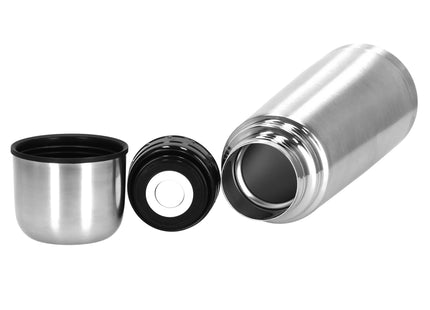 Thermosfles - Thermoskan - 500 ML - RVS - Zilver