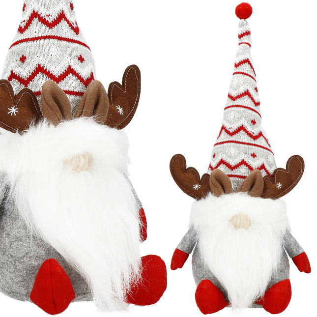 Kerstkabouter - Kerstrendier - Kerstversiering - Stof - 50 cm