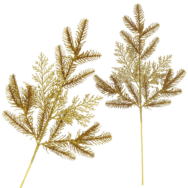 Kersttak | Decoratie | Goud | 69 cm