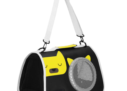 Reismand - Transporttas - Draagbaar - 10kg - Geel/Zwart - 24 x 40 x 24 cm