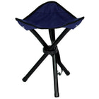 Campingkrukje | Opvouwbaar | Inclusief Draagriem | Donkerblauw/Zwart