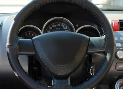 Carpassion Stuurhoes - Steering Cover - Leer - Ø 37-39 CM