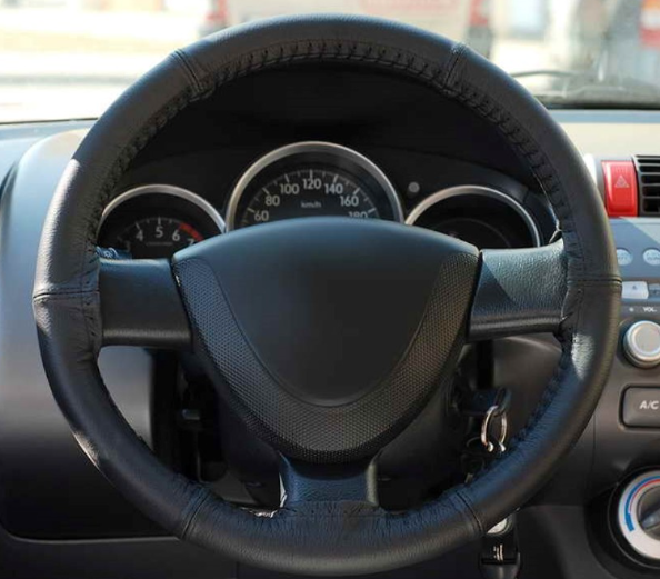 Carpassion Stuurhoes - Steering Cover - Leer - Ø 37-39 CM
