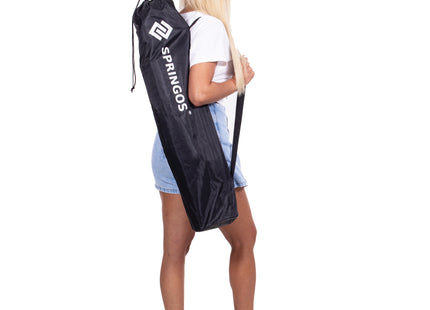 Springos Badminton Net - Professioneel - Frame - Hoes - Verstelbaar - Inclusief draagtas - 400 cm