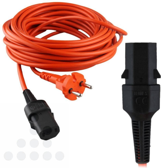 SQOON® Afneembaar Snoer 15 m – Geschikt voor Nilfisk VP300, VP600, Saltix 10, VC300 & GM80