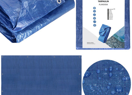 Afdekzeil | 3 x 4 m | 60 g/m2 | Blauw