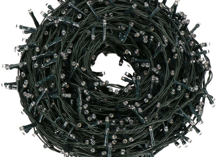 Kerstboomverlichting | met 1000 LED Lampjes | 50 M | Koel Wit | Inclusief Flitsfunctie