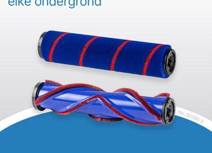 SQOON Stofzuiger Mondstuk Geschikt voor Dyson Stofzuiger V7 / V8 / V10 / V11 en v15 Series -Met V Borstel -  Zuigmond voor Dyson Steelstofzuiger - LED Licht