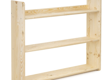 Wandplank - Boekenplank - Kruidenplank - Ophangbaar - Naturel - 10 Kg - 20 x 90 x 74 Cm