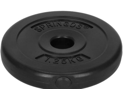 Halterschijf | 1 x 1.25 kg | Kunststof | Zwart