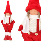Kerstdame - Kerstversiering - Rode Kabouter - 52 cm