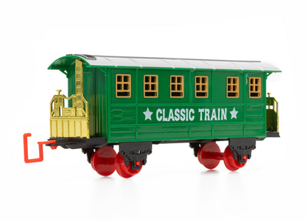 Springos® Speelgoedtrein - Stoomgeluid - Met afstandsbediening - 345 CM Spoor