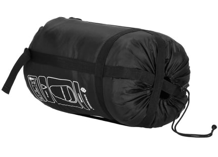 Slaapzak Kamperen - 220 x 80 cm - Dekenmodel - Inc. Draagtas - 8 t/m 20°C - Zwart