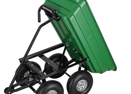 Tuinwagen - Bolderkar - Tuinkar - 75L - Groen