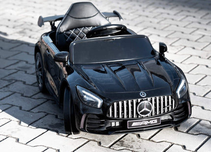 Elektrische Mercedes AMG GTR-S - Elektrische Auto - 12 V Accu - AUX - Aangedreven - Afstandsbediening - Kunststof - Metaal - Zwart - Rood