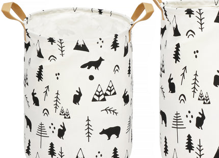 Opbergmand - Speelgoedmand - Kledingmand - Organizer - Handvatten - Bos - 43 L
