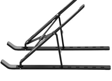 Laptopstandaard - Opvouwbaar - Standaard - Metaal - Zwart