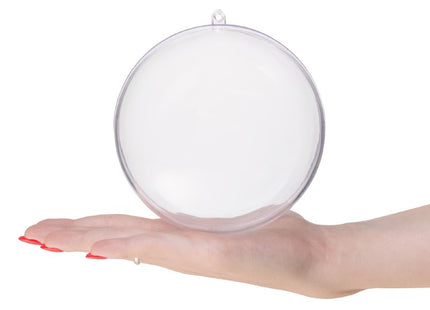 Hobby/DIY Kerstbal | 1 Stuk | 12 cm | Transparant