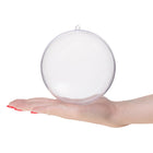 Hobby/DIY Kerstbal | 1 Stuk | 12 cm | Transparant
