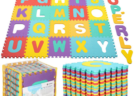 Speelmat | Speelmat Foam | Puzzelmat | 26 Stukken | Letters | 170 x 150 cm