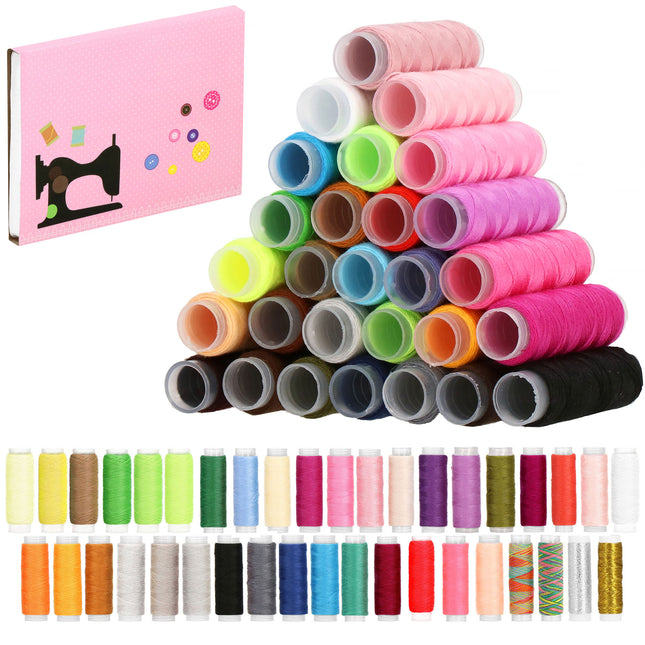 Naaiset | Naaigaren | Inclusief Doosje | 39-Delig | Multicolor