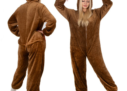 Onesie | Rendier | Maat S | Bruin