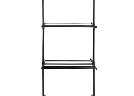 Wasrek - Droogtoren - Droogrek - 4 - Etages - Inklapbaar - Inclusief- Wielen - Draaibaar - 180x75,5x49 cm