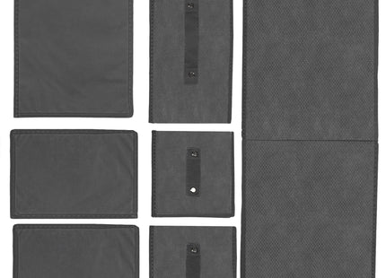 Organizer - Kledingkast - 4 Containers - DonkerGrijs - Linnen