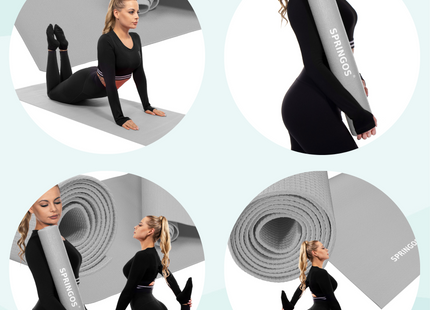 Yoga Mat | 61 x 183 x 1 cm | Grijs