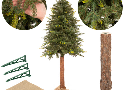 Kunstkerstboom Op Stam | Dennenhout | 180 cm | Zonder Verlichting