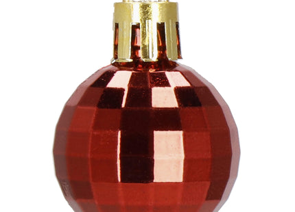Kerstballen | 54 Stuks | 3 cm | Rood/Goud