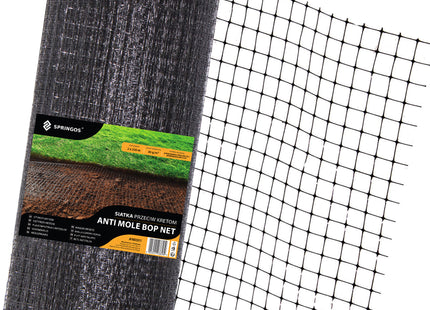 Mollengaas | Mollenbestrijding | Mollennetten | 1x 25 m | 30g/m2 | Zwart