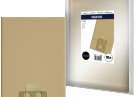 SQOON® Stofzuigerzakken Geschikt voor Nilfisk Family Business - 10 Stuks - Papier