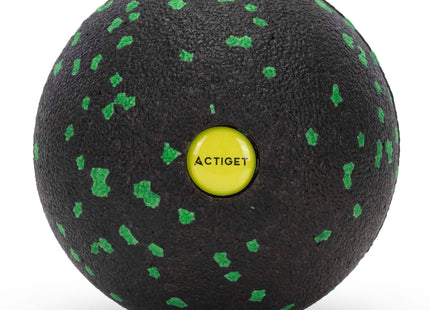 Massage Bal | Triggerpoint Bal | Lacrosse Bal | Massage | Groen/Zwart | 8 cm