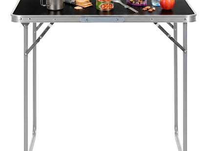 Campingtafel - Vouwtafel - Inklapbaar - Opvouwbaar - 80x60x70 cm - Zwart