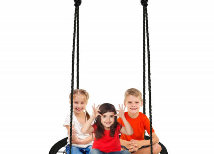 Nestschommel | Kinderschommel | Ø120 CM | Max 200 KG | Zwart