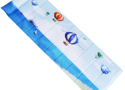 Strandmatras - Opvouwbaar - Kussen - 180 X 60 CM - Blauw