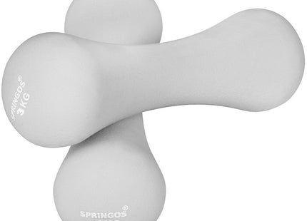 Dumbbell Set - 6 kg - Grijs