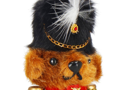 Notenkraker Kerst | Houten Beer | Kerstversiering | Multicolor | 27 cm