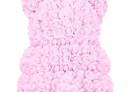 Rozen Beer | Rozenbeer | Rose Bear | Rozen Teddybeer | Liefde | Inclusief Giftbox | 36 x 26 x 26 cm | Roze / Zwart