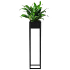 Staande Plantenbak | Plantenbakken | Bloempothouder | Metaal Zwart | 100 cm